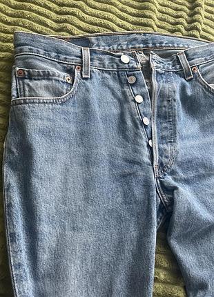 Levi's джинсы момы синие с разрезом сзади1 фото