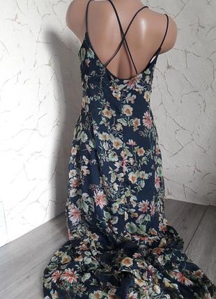 Сарафан платье длинный на подкладке,46 р