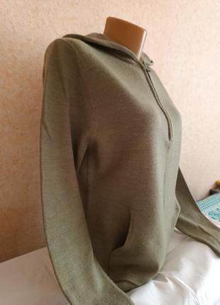 Кофта женская из мериносовой шерсти.6 фото