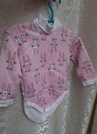 Тепленький бодик на малышку