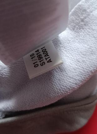 Серебристые шорты шортики с напылением adidas7 фото