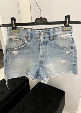 Джинсові шорти zara