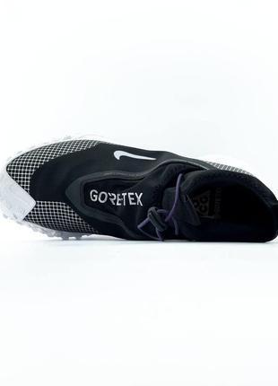 Мужские кроссовки nike acg mountain fly gore-tex "black/white"9 фото