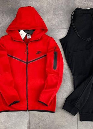 Чоловічий спортивний костюм мужской спортивный трикотажный костюм nike tech fleece