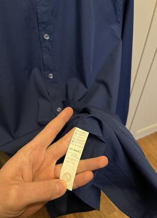 Мужская рубашка moschino (оригинал, l - xl размер)5 фото