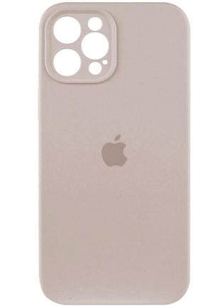 Чохол для смартфона silicone full case aa camera protect for apple iphone 11 pro max кругл 9,antique white