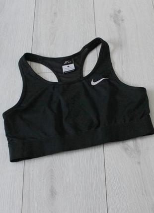 Чорний спортивний топ nike pro dri-fit