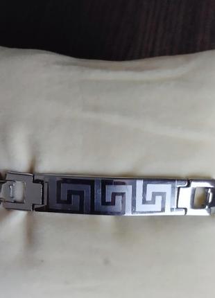 Браслет в стиле versace в серебряном тоне