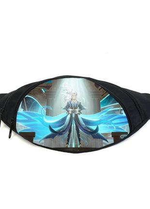 Поясная сумка бананка геншин genshin impact (gb gi 070) gear bag черная
