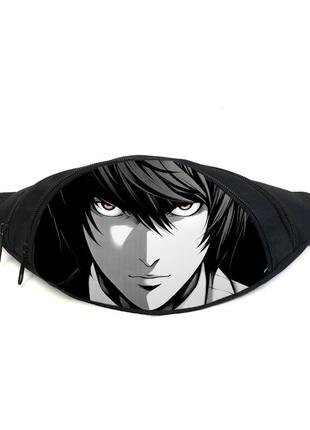 Поясная сумка бананка тетрадь смерти death note (gb dn 020) gear bag черная