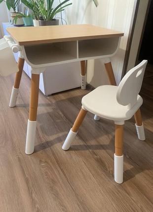Набір дитячих меблів стіл і стілець2 фото