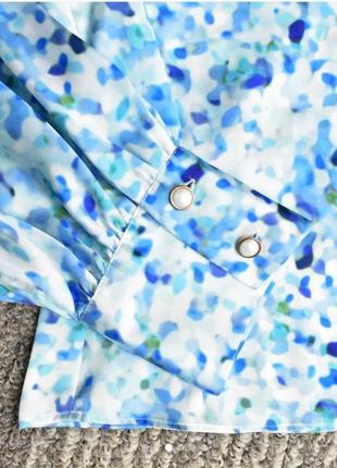 Новая сатиновая блузка zara атласная блуза на запах4 фото