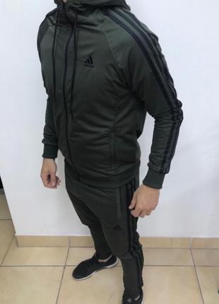 Спортивный костюм адидас мужской лакоста, мужской спортивний костюм весна лето осень, костюм толстовка и штаны, мужской спортивный костюм2 фото