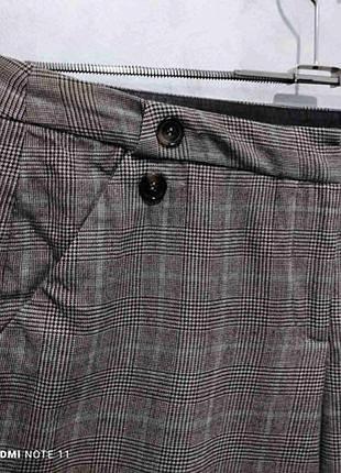 Теплые шерстяные бриджи в клетку легендарного американского бренда tommy hilfiger