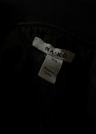 Черная женская курточка, бомпер в новом состоянии na-kd на осень, весну9 фото