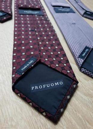 Profuomo - галстук имталия шелковая мужская мужская мужская галстук4 фото