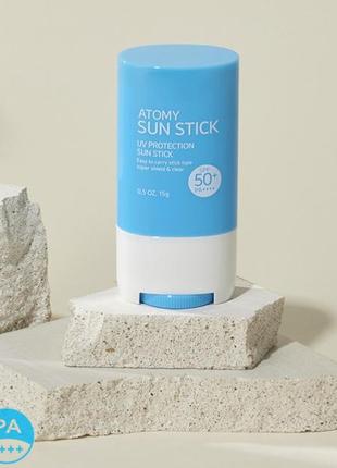 Солнцезащитный стик spf 50+ atomy sun stick uv protection