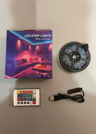 Led лента rgb 5050 5 метров + bluetooth