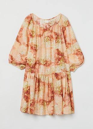 Красивое платье в цветы h&amp;m