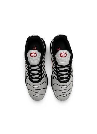 Nike air max plus gray black red4 фото