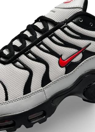 Nike air max plus gray black red5 фото