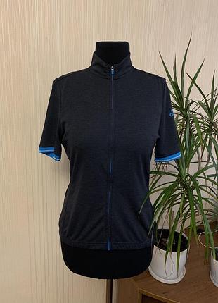 Спортивна футболка на блискавці фірмова adidas оригінал розмір s/m