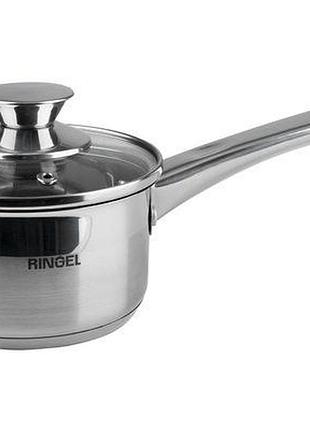 Ковш с крышкой d-14 см kinder ringel rg-4006-14