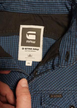 Люксовая качественная стильная брендовая рубашка g-star raw оригинал2 фото