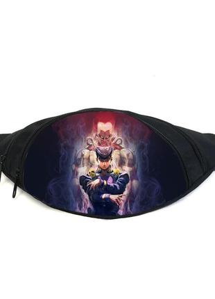 Поясная сумка бананка невероятные приключения джоджо jojo bizarre adventure (gb jojo 026) gear bag черная