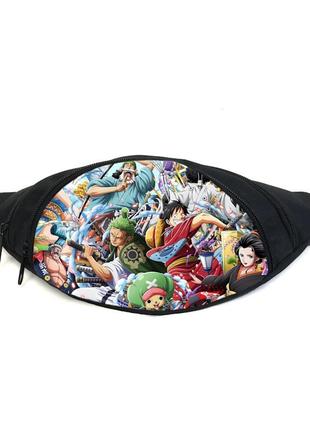 Поясная сумка бананка большой куш one piece (gb op 019) gear bag черная