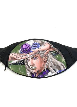 Поясная сумка бананка невероятные приключения джоджо jojo bizarre adventure (gb jojo 020) gear bag черная