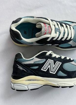 Мужские кроссовки new balance made in Ausa 990te3 blue5 фото