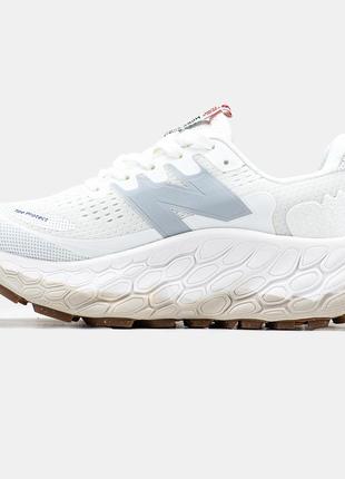 Женские кроссовки new balance fresh foam / нью биланс демисезонная весенняя летняя обувь 2024 белые5 фото