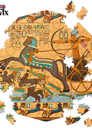 Деревянный фигурный пазл thegravix серия искусство "фараон" 146 деталей