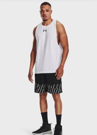 Under armour мужская белая майка ua baseline cotton tank4 фото