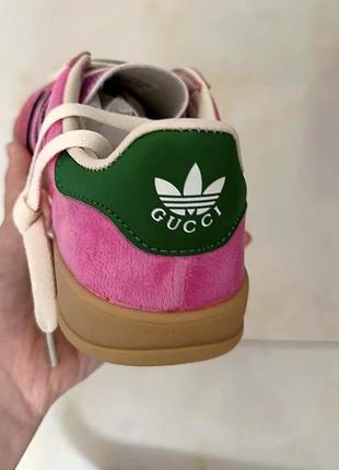 Кроссовки кеды коллаборация gucci adidas gazelle5 фото