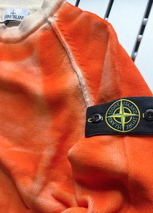 Світшот stone island | hand sprayed airbrush treatment6 фото