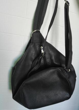 Рюкзак-сумка зі шкірозамінника2 фото