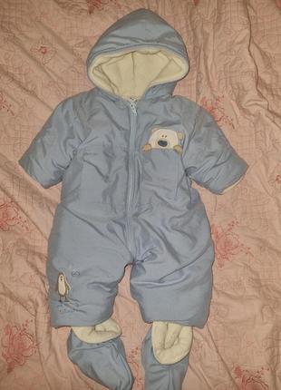Зимовий теплий комбінезон 0 3 6 міс