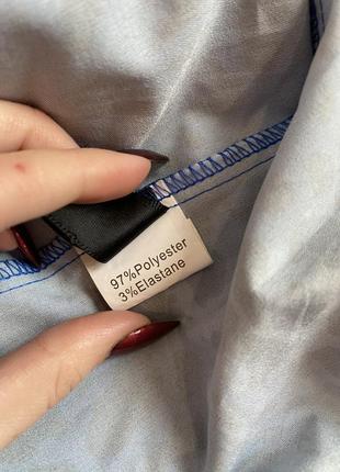 Актуальная юбка мини, с утяжкой, в интересный принт, стильная, модная, трендовая7 фото