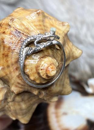 Красивое раритетное эксклюзивное серебряное кольцо серебро 925 пробы7 фото
