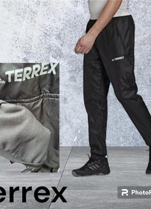 Чоловічі спортивні штани на флісі adidas terrex8 фото