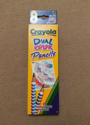 Набір з 8 двохкольорових кольорових олівців2 фото