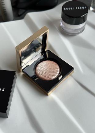 Тени для век с эффектом металлик bobbi brown luxe eye shadow 974 sparkle.