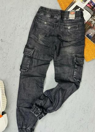 Шикарные стильные джинсы производитель турция прямого кроя снизу резинка манжет пояс резинка на шнурках4 фото