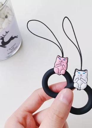 Мультяшний чохол для навушників cute cat для apple airpods 1/26 фото