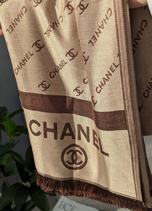 Палантин шарф chanel двосторонній 👑