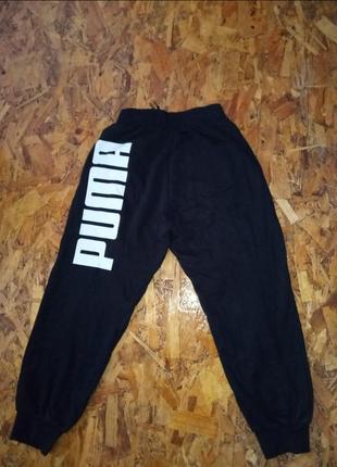 Коттоновые на флисе спортивные штаны puma big Football