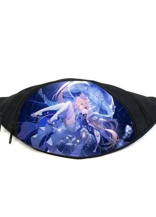 Поясная сумка бананка геншин genshin impact (gb gi 039) gear bag черная