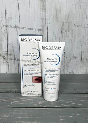 Засіб для догляду за шкірою навколо очей 3в1 bioderma intensive eye 100ml1 фото